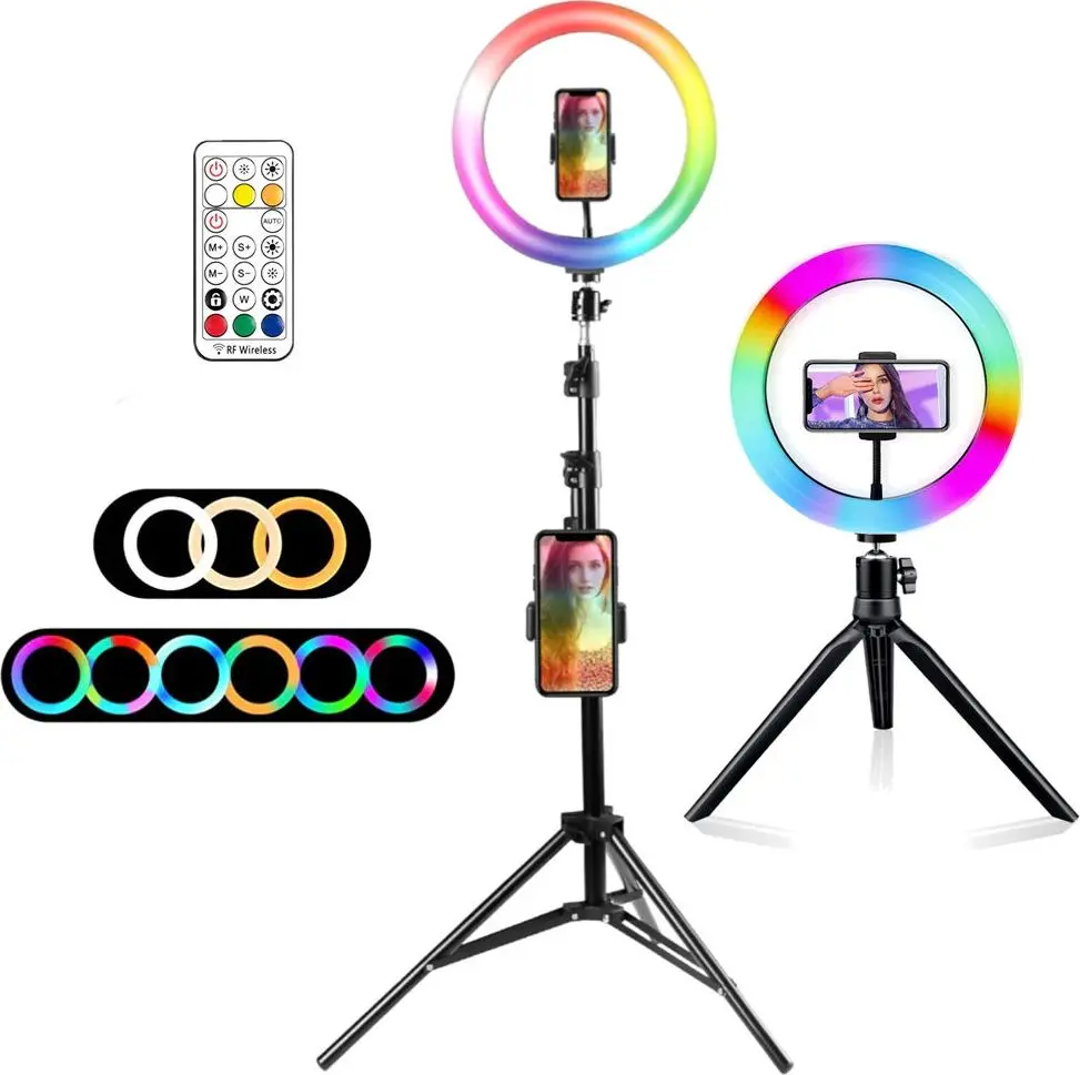 Ring Light Mozos MLM-RING-RGB 26 cm Photo 2