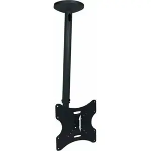 Ceiling bracket MACLEAN MC-504A for 23–42" TVs, tilt ±20°, VESA 75x75–200x200, load 30 kg, black