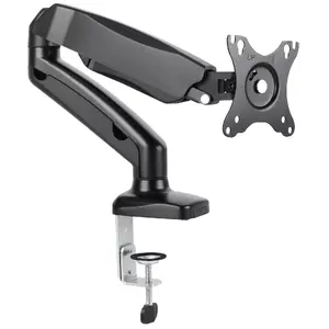 Monitor mount MONTIS MT014 for 1 display, desk mount, gas-spring height adjustment, for screens up to 81.3 cm (32"), max load 8 kg, black
