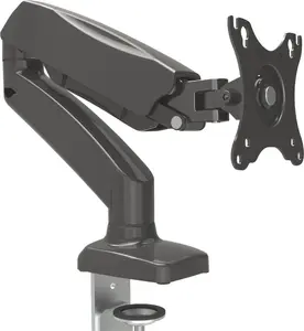 Monitor mount MONTIS MT014 for 1 display, desk mount, gas-spring height adjustment, for screens up to 81.3 cm (32"), max load 8 kg, black