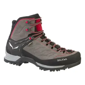 Salewa MTN Trainer Mid GTX Мужские Взрослые Угольно-серые Красные