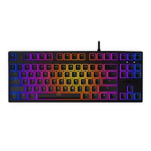 KRUX Atax PRO RGB keyboard Gaming USB QWERTY English Black Tenkeyless Mechanical