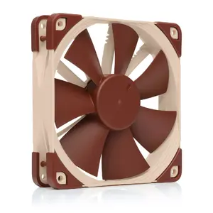 Datora korpusa ventilators Noctua NF-F12 120 mm, 300–1500 apgr./min, 93.4 m³/h, 2.61 mmH2O, SSO gultnis, 5 V, bēšs/brūns