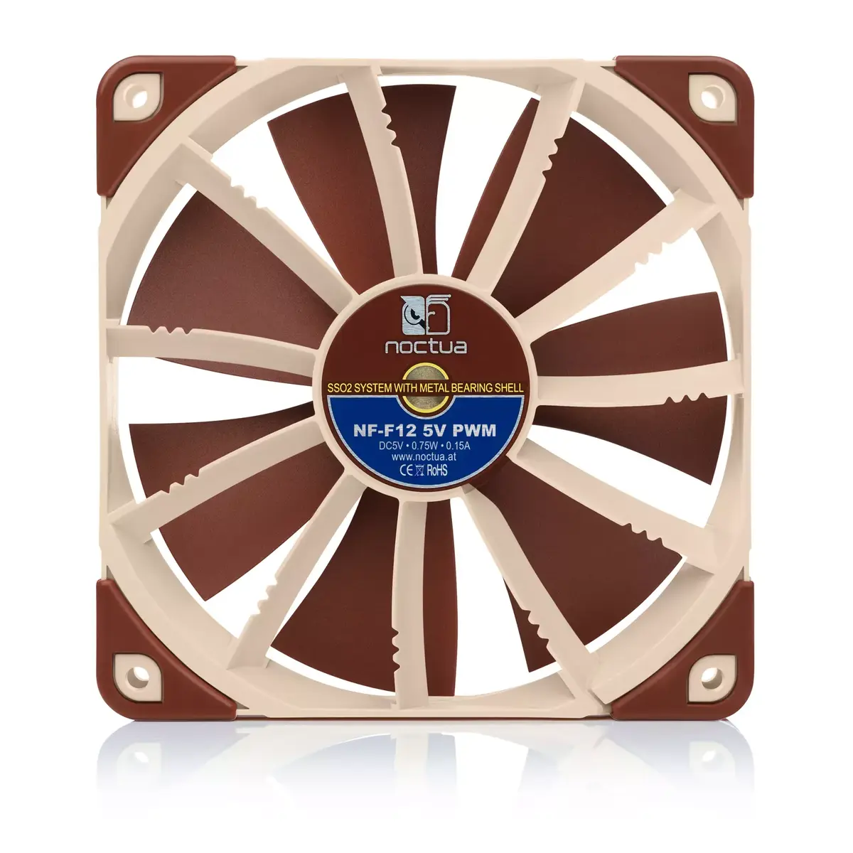 Noctua NF-F12 120 mm korpusa ventilators Photo 4