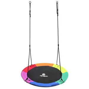 Dārza šūpoles Enero bocianie gniazdo XXXL 110 cm Rainbow 6 (H0970)