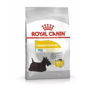 Sauss barības suņiem ROYAL Mini Dermacomfort 3 kg — Pieaugušiem, Liellops un dārzeņi, ar antioksidantiem
