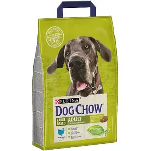 Корм для собак Purina DOG CHOW Large Breed Adult 14 кг — с индейкой