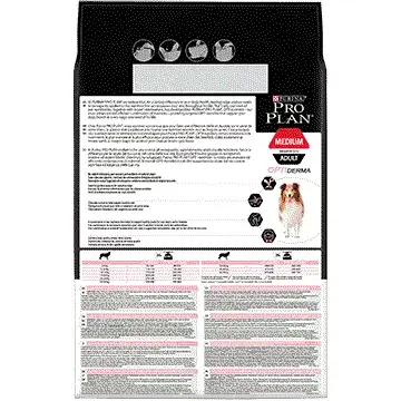 Purina Medium Adult Sensitive Skin 14 кг Лосось Photo 3