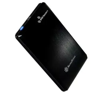 2.5" diska korpuss SILVERSTONE TS01B — 1 slots, SATA, hot-swap, līdz 1 TB, melns