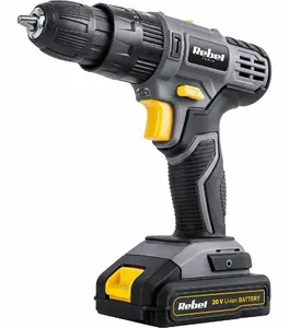 Cordless drill-driver Rebel Tools RB-1002 20 V with 1× 2 Ah battery
