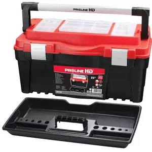Tool storage case Proline 35752 — single-piece portable toolbox, hard plastic construction