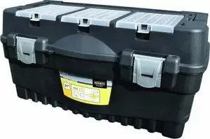 Toolbox MODECO MN-03-137 — portable metal toolbox, compact workshop storage