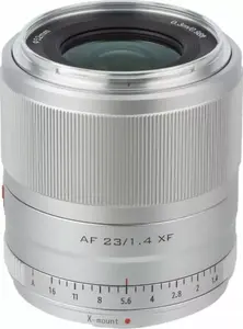 Viltrox AF 23mm F1.4 XF bezspoguļa objektīvs, sudraba, atvērums F1.4