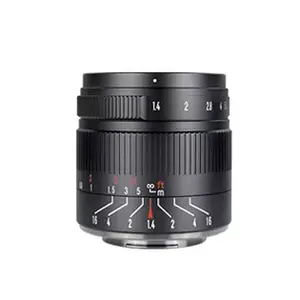 Standard lens 7Artisans 55 mm F1.4 MKII for Fujifilm MILC, 6 elements/5 groups, black, 365 g