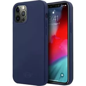 Mini MIHCP12MSLTNA iPhone 12/12 Pro 6.1" granatowy/navy cietais futrālis silikona tonis uz toņa