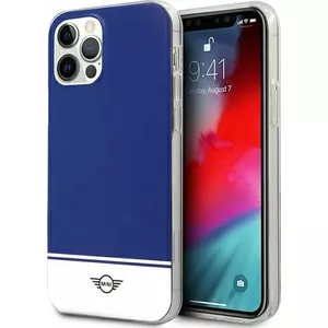 Mini Mini MIHCP12MPCUBINA iPhone 12/12 Pro 6,1" granatowy/navy hard case Stripe Collection