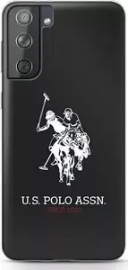 Чехол U.S. Polo Assn. Shiny Big Logo для Samsung Galaxy S21+ G996, черный