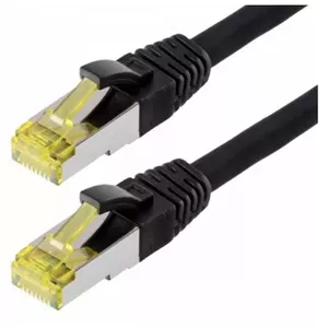 Helos Cat 6a S/FTP 2 m networking cable Black Cat6a S/FTP (S-STP)