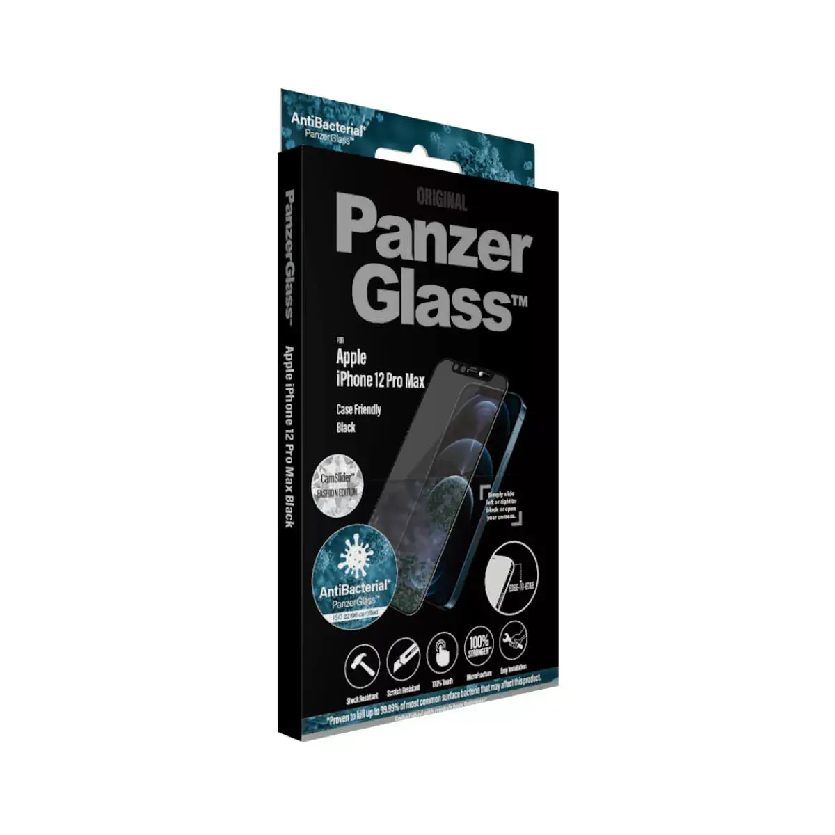 PanzerGlass CamSlider ekrāna aizsargs iPhone 12 Pro Max Photo 4