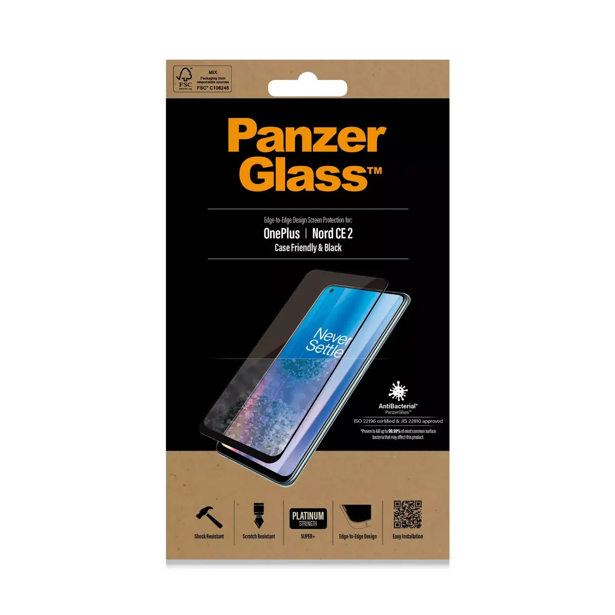 Защитное стекло PanzerGlass OnePlus Nord 2 CE Photo 2
