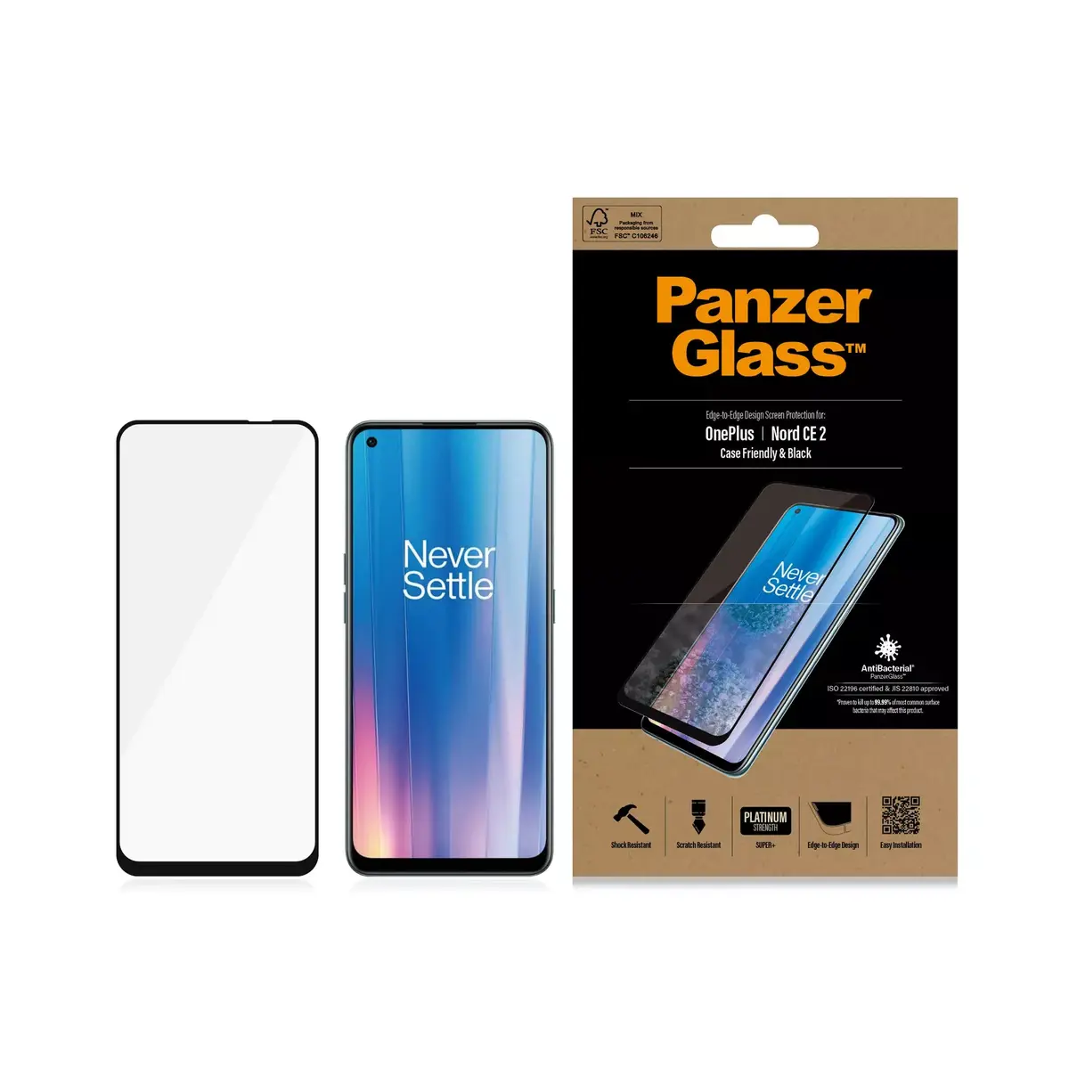 Защитное стекло PanzerGlass OnePlus Nord 2 CE Photo 3