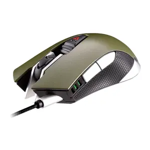 Gaming mouse Cougar 530M — right-hand, optical sensor, USB Type-A, 5000 DPI, 6 buttons, green