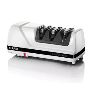 Elektriskā nažu asināmais Graef CC150DE — 75 W, 230 V, 50 Hz, 250×112×110 mm, melns/balts
