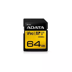 Flash Memory ADATA 64GB SDXC UHS-II Premier ONE