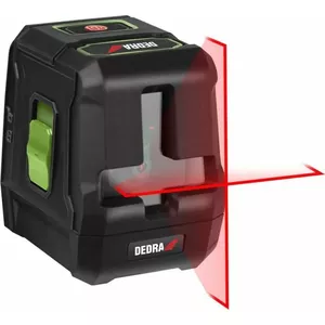 Cross Laser Level Dedra MC0901 red — 20 m range