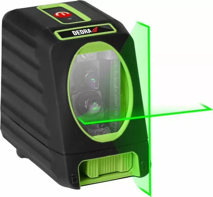 Dedra MC0903 cross laser level, green, 30 m Photo 1