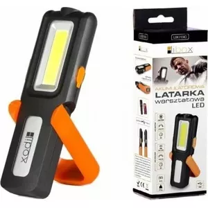 Rechargeable LED Workshop Flashlight LIBOX LB0190 — portable work lamp, battery-powered, handheld