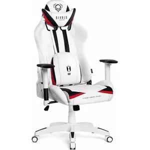 Gaming chair Diablo X-Ray White by Diablo — Normal Size, ergonomic office/gaming seat