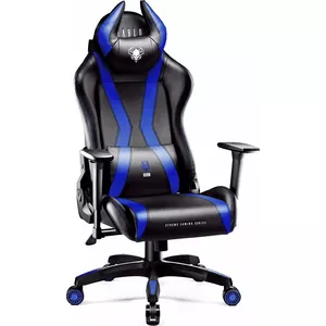Armchair Diablo X-Horn L blue ergonomic design adjustable features suitable for gaming and office use