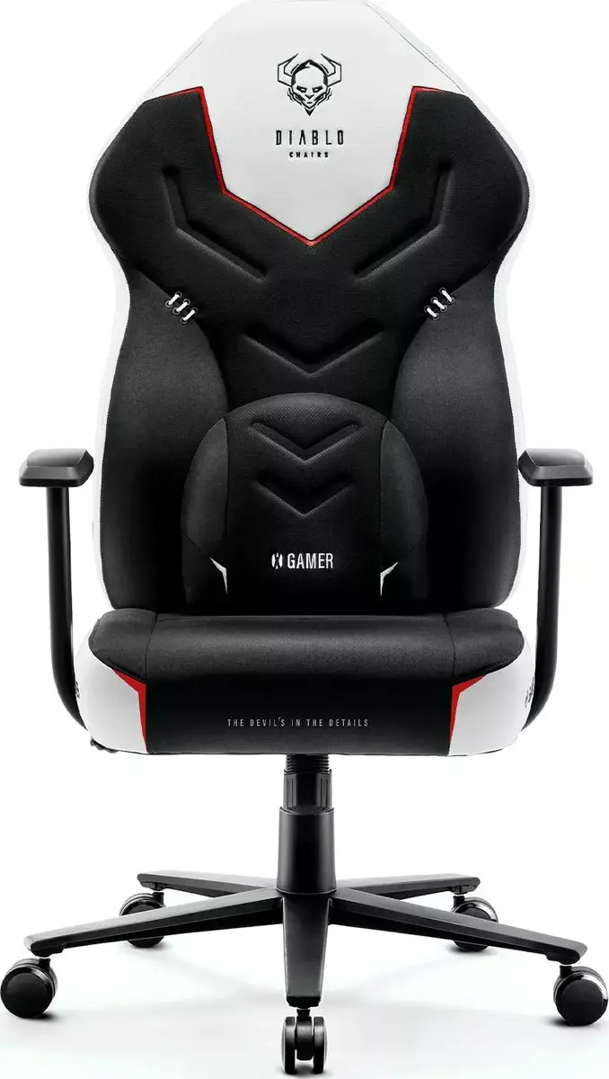 Diablo X-Gamer Snow White gaming chair Photo 1