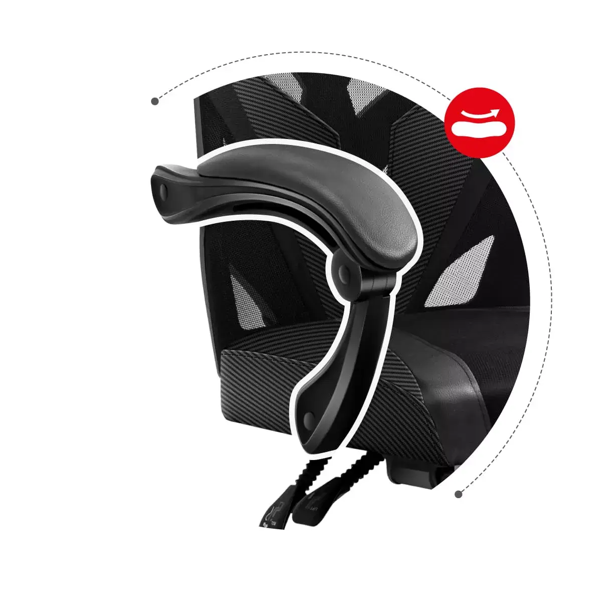 PC spēļu krēsls Huzaro Combat 5.0 Photo 12