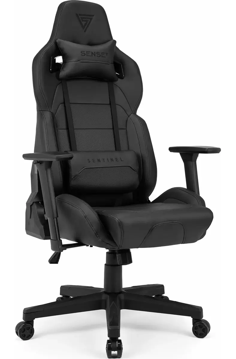 Gaming chair Sense7 Sense7 leather black Photo 2