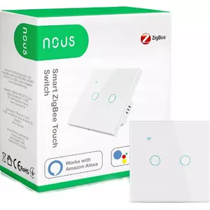 Wall switch Nous LZ2 — single-pole light switch, model LZ2