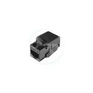 Keystone модуль SOLARIX CAT6 UTP SXKJ-6-UTP-BK-SA — 24 шт., совместим с 4PPoE
