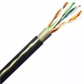 Lynx LX-SLD-UTP5E-OUTDJ-BK Cat5E UTP Installation Cable Solid PVC Black 305m