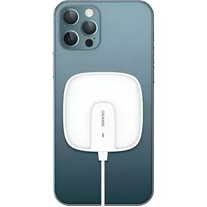 Индукционное беспроводное зарядное устройство usams US-CD159 15W сверхтонкое для iPhone 12