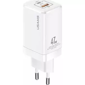 Сетевое зарядное устройство usams T41 47W PD QC, USB‑C адаптер питания
