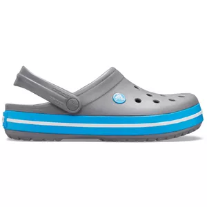 Клоги Crocs Crocband унисекс серые синие белые Croslite