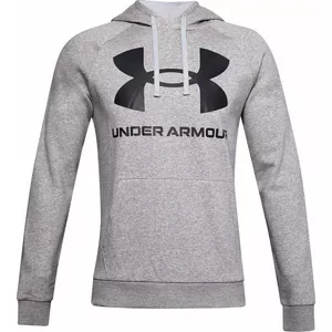 Hoodie Under Armour Rival Fleece Big Logo Grey — men's, model 1357093 011