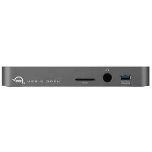 OWC OWCTCDK10PMDSG dokstacija Vadu USB 3.2 Gen 1 (3.1 Gen 1) Type-C Melns