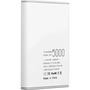 Ārējais akumulators Puridea S12 5000 mAh balts