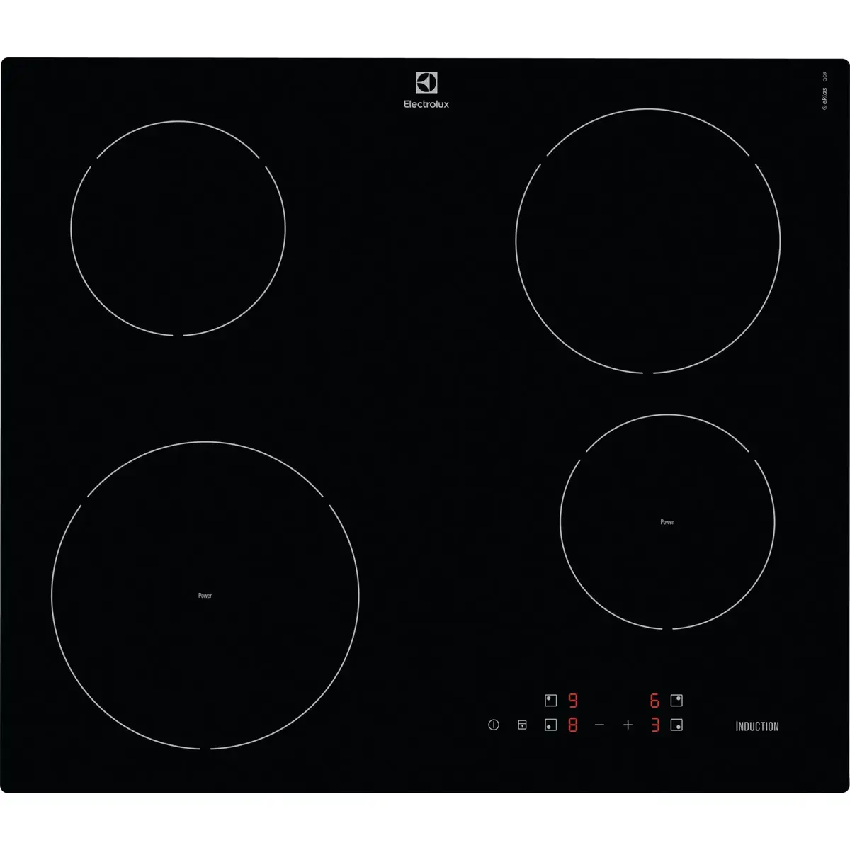 Electrolux EHH6240ISK Melns Iebūvēts 60 cm
