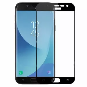 Закаленное 5D защитное стекло iLike для Samsung J3 2017 (J330) — черное