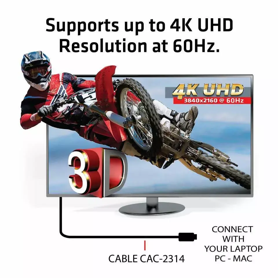 HDMI kabelis CLUB3D 4K60Hz RedMere Photo 4
