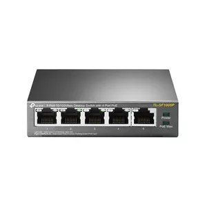 TP-Link TL-SF1005P Nepārvaldīts Fast Ethernet (10/100) Power over Ethernet (PoE) Melns