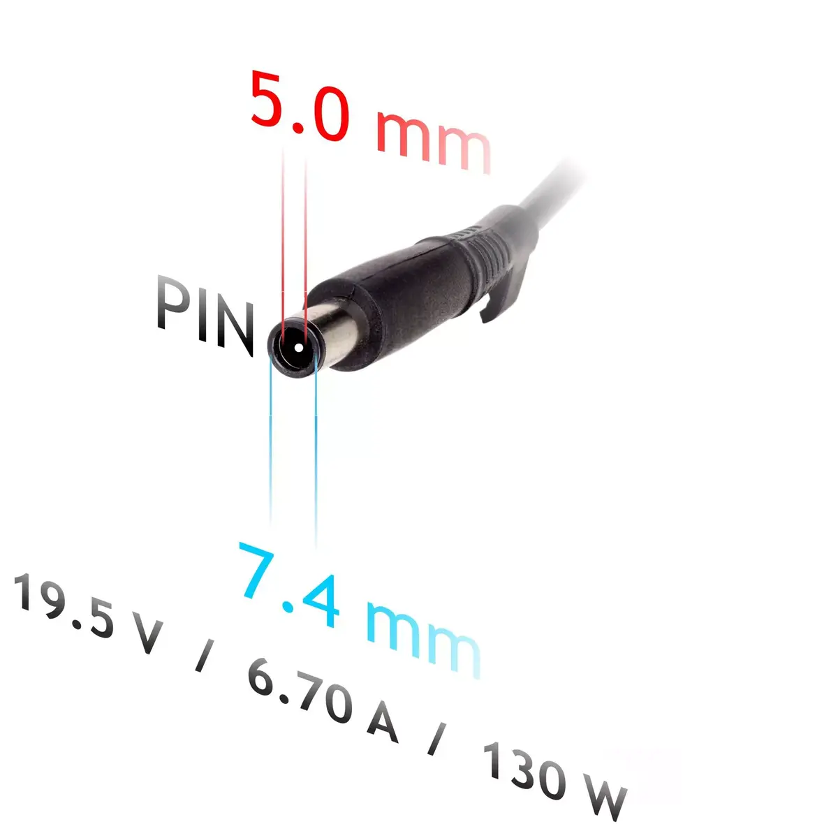 Akyga AK-ND-57 portatīvā datora barošanas adapters 19.5V 130W Photo 3